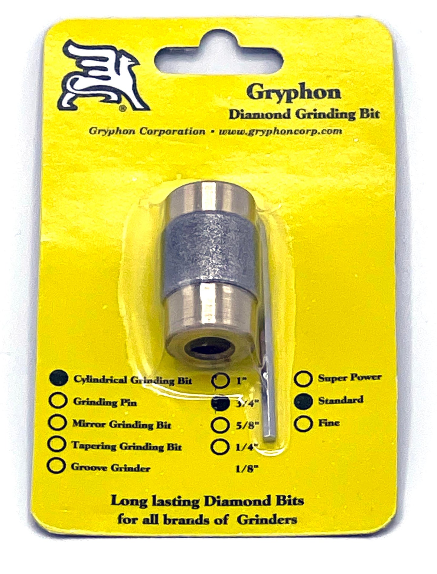 3/4-inch Standard Cylindrical Grinding Bit