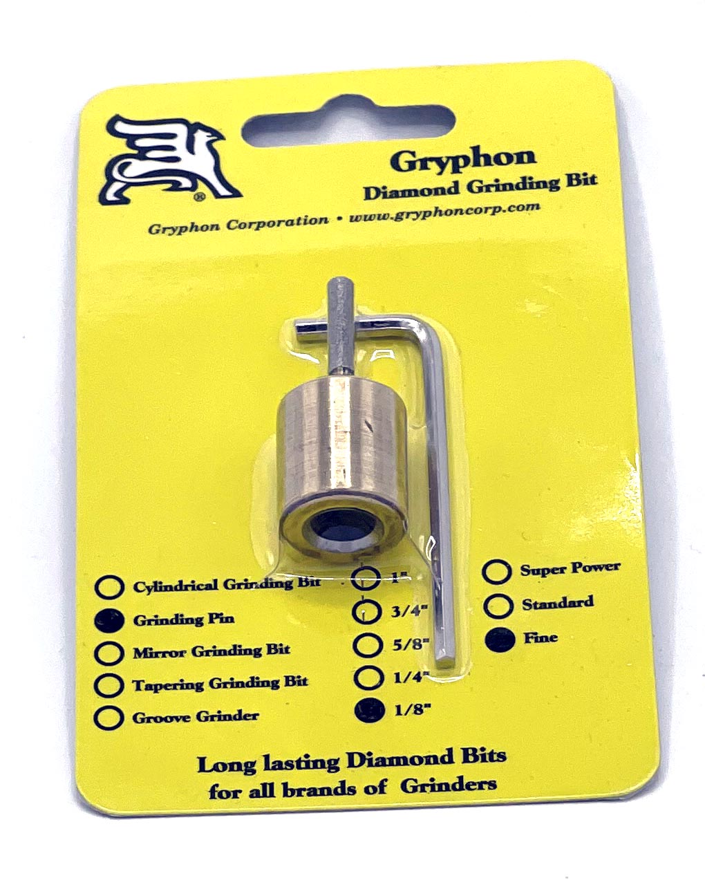 1/8-inch Fine Cylindrical Grinding Pin